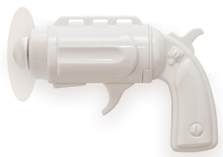 Personal Fan Shaped Like A Gun
