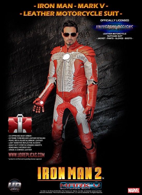 Iron Man Leather Bike Suit