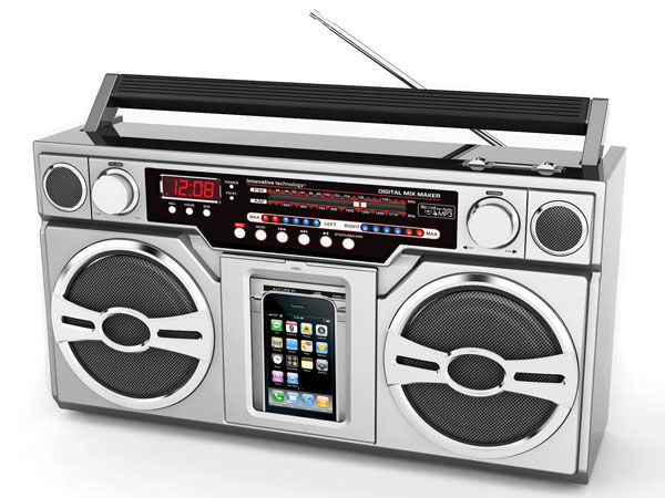 Music  Player on Music Player Looks Just Like The Boom Boxes From The Eighties And Is A