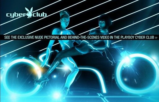 Playboy-Tron-Photo-Shoot-Motorcycle