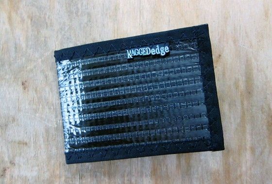 Front Shot Of The Ragged Edge Carbon Fiber Wallet Front Shot Of The Ragged Edge Carbon Fiber Wallet