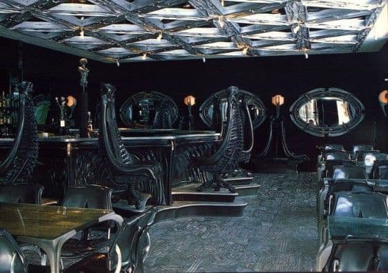 Inside of the bar in Chur Switzerland