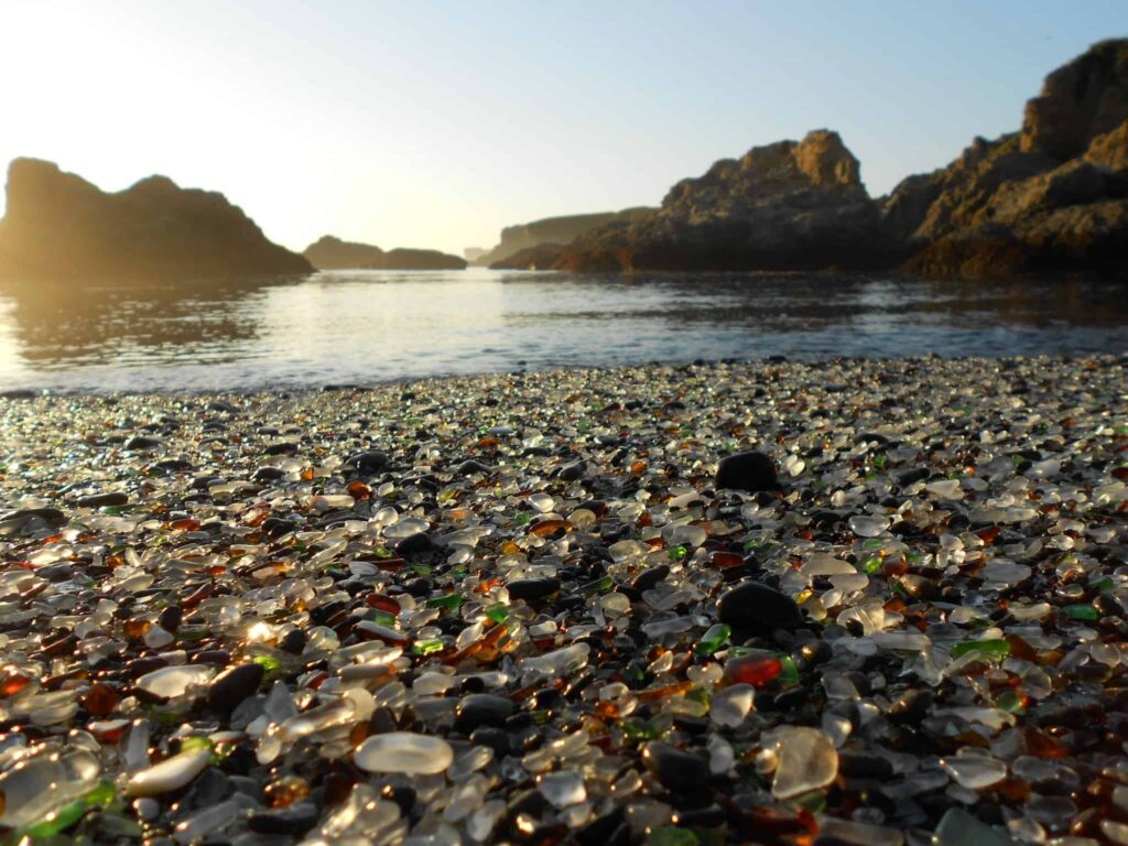 sea glass beach in california by National Parks Blog