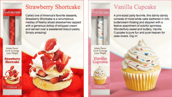 Zero Calorie Inhale desserts Vaportrim