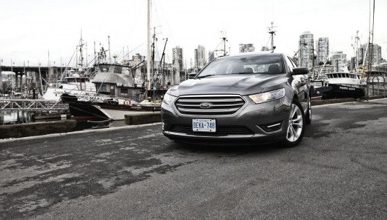 2013 Ford Taurus by ship docks
