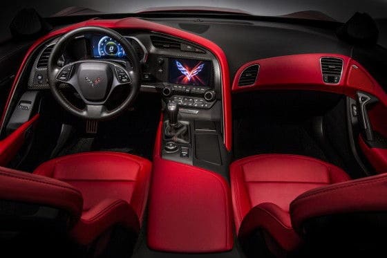 C7 Corvette Stingray interior