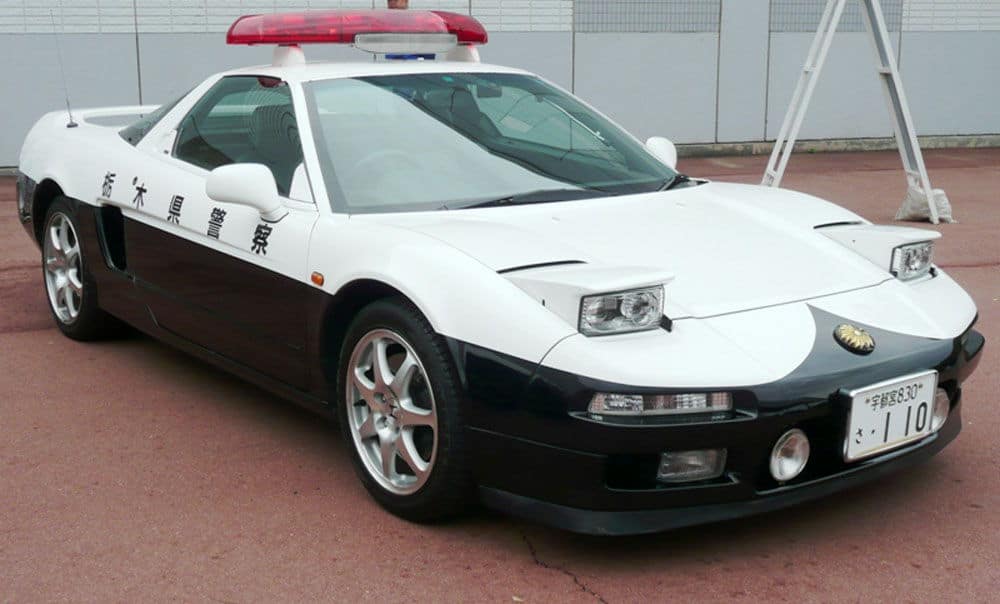Japanese police car Acura NSX