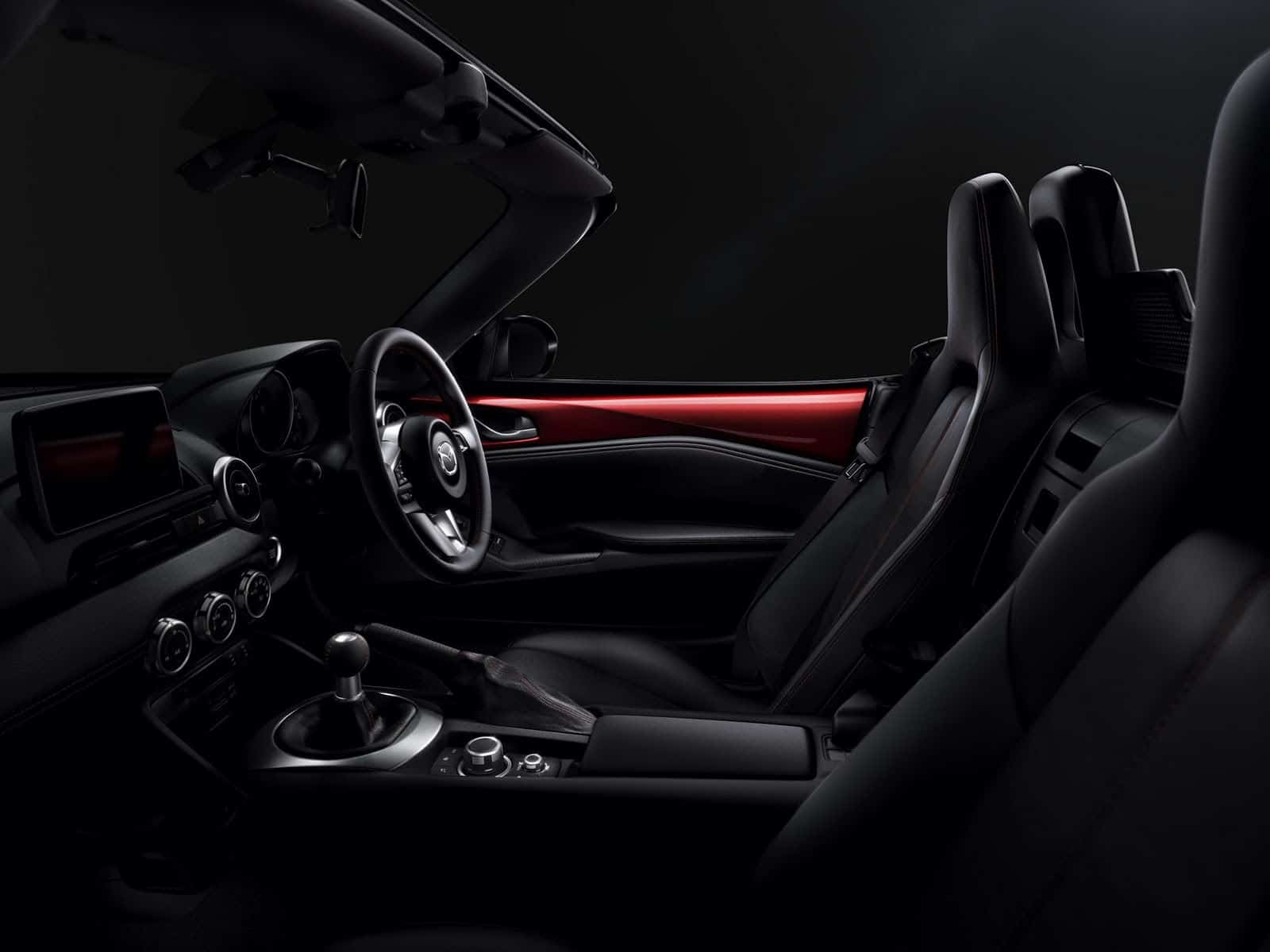 interior of new Mazda Miata