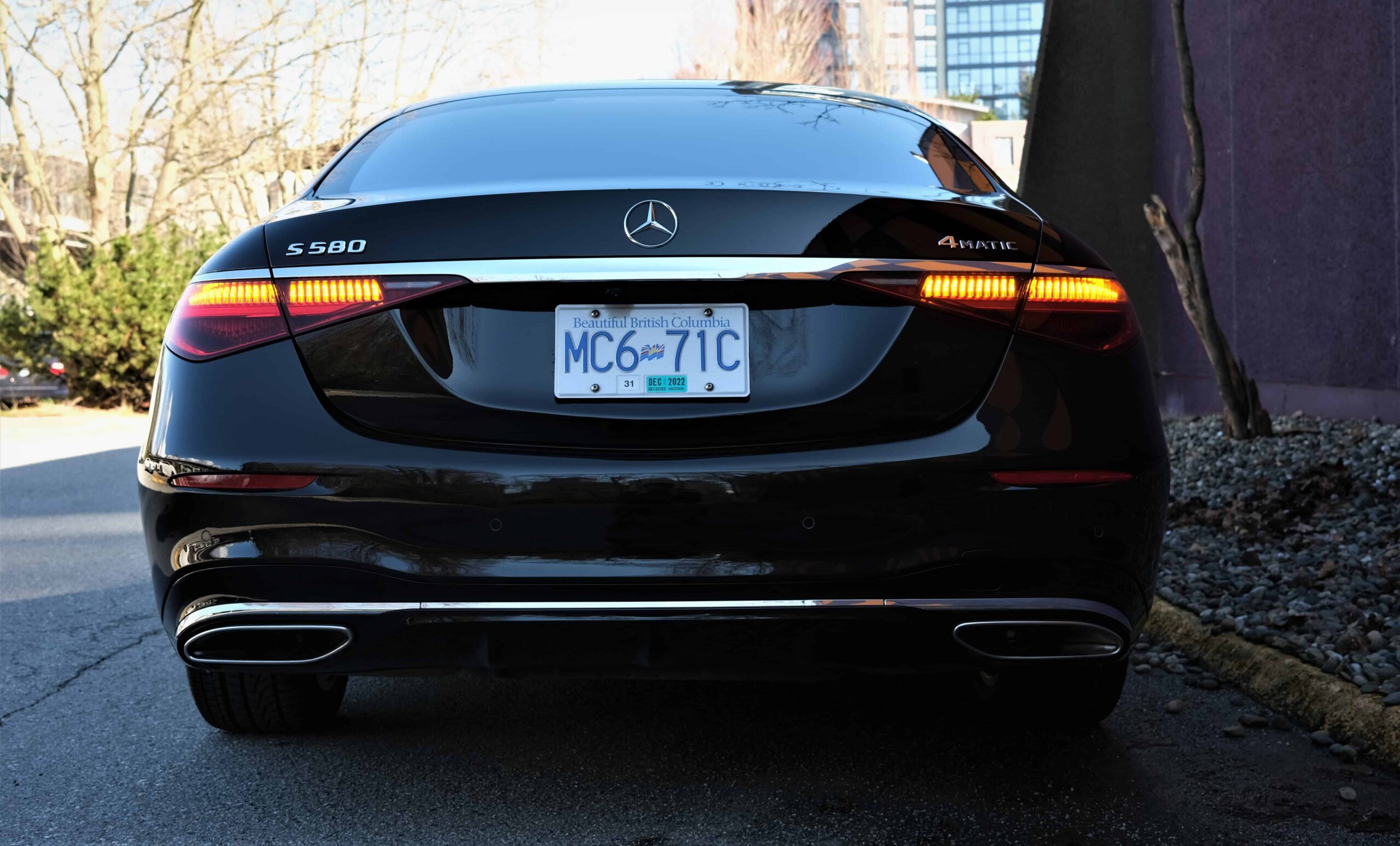 2022 Mercedes Benz S580 Rear scaled