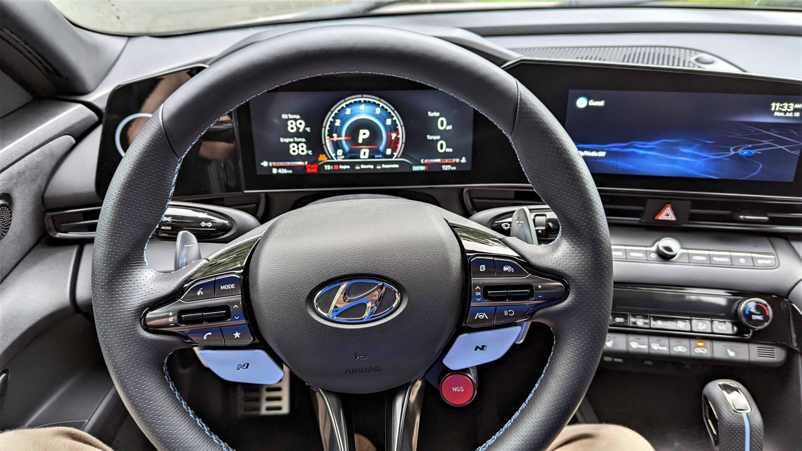 2022 Hyundai Elantra N interior scaled