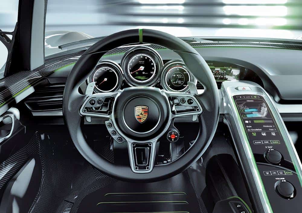 Porsche 918 Spyder Steering Wheel