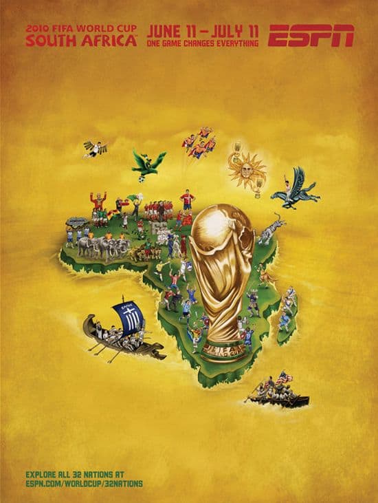 2010 32 Nations in the FIFA World Cup