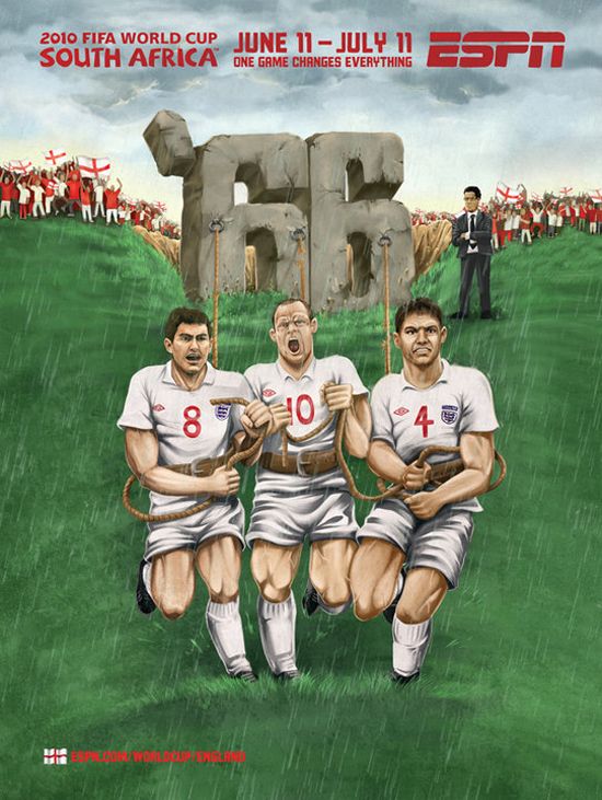 England World Cup Poster