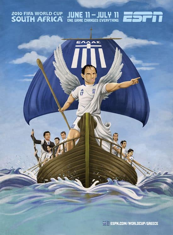 Greece World Cup Poster