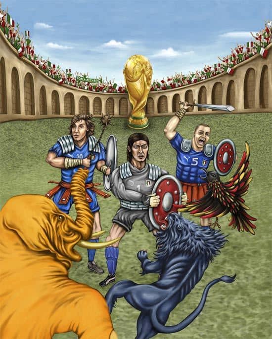 Italy World Cup Poster