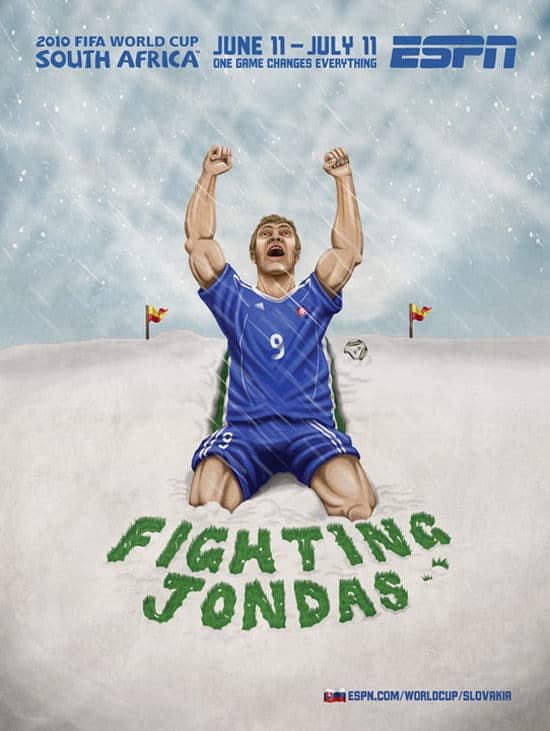Slovakia World Cup Poster