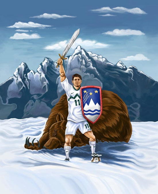 Slovenai World Cup Poster
