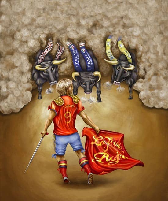 Spain World Cup Poster