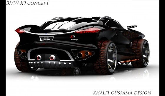 Khalfi Oussama BMW X9 Concept Back