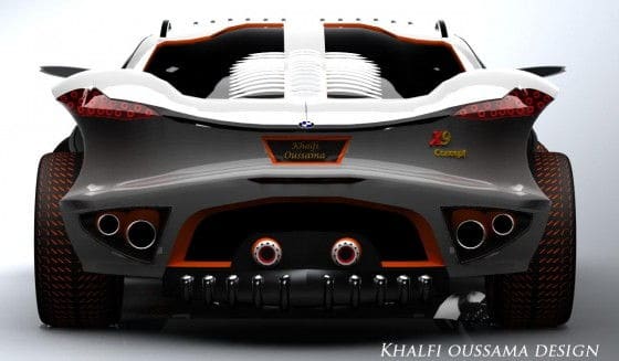 Khalfi Oussama BMW X9 Concept Rear