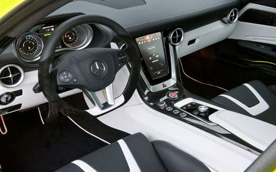 mercedes benz sls amg e cell prototype interior