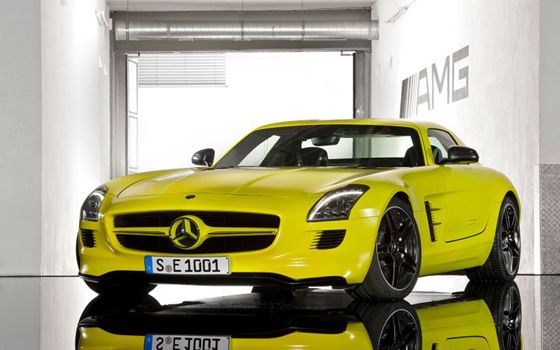 mercedes benz sls amg e cell prototype