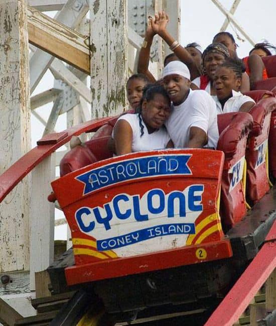 Jay Z on roller coaster