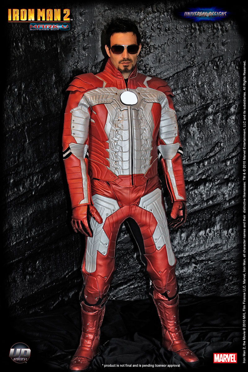 Iron Man Motorcycle Leather Suit Unfinished Man