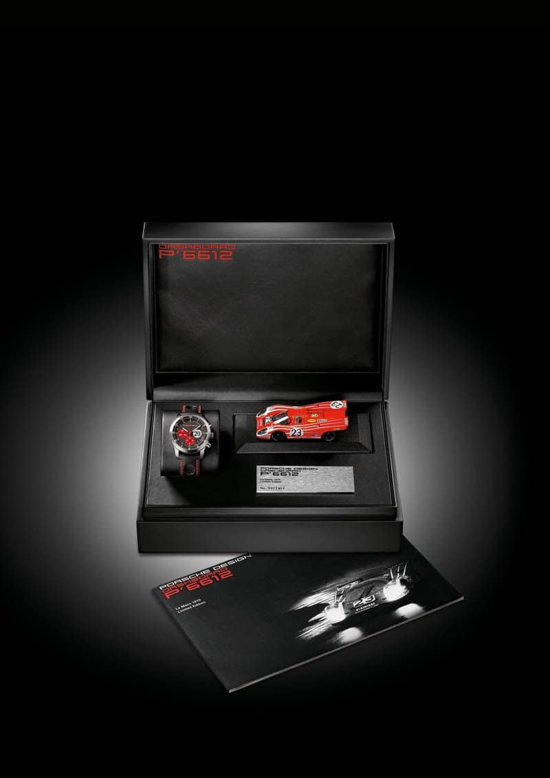 Porsche Design P'6612 - Celebrates Porsche's First Le Mans Win 2 Porsche Desing P6612 Box With Car