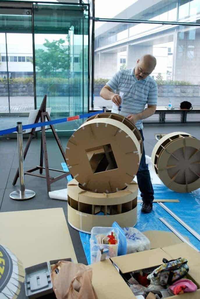 Epson Acura NSX Cardboard Wheels