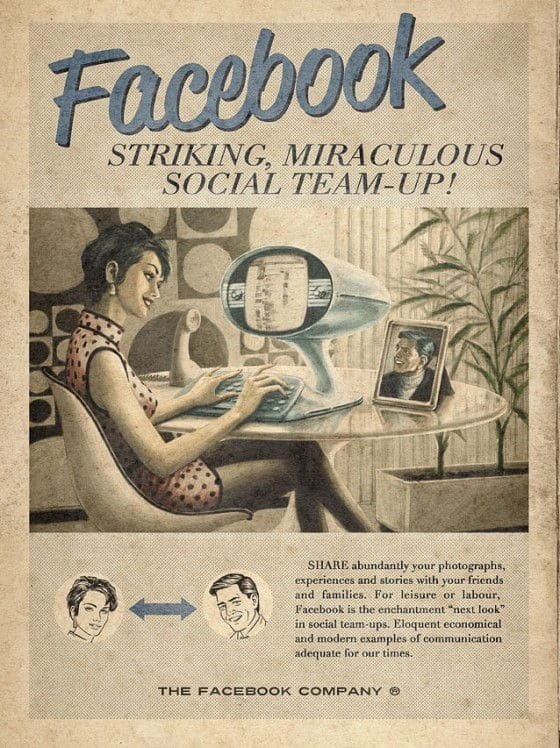 Vintage Facebook Poster