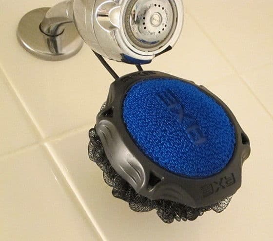 The Axe Detailer Shower Tool, Close Up Scrubber Shot
