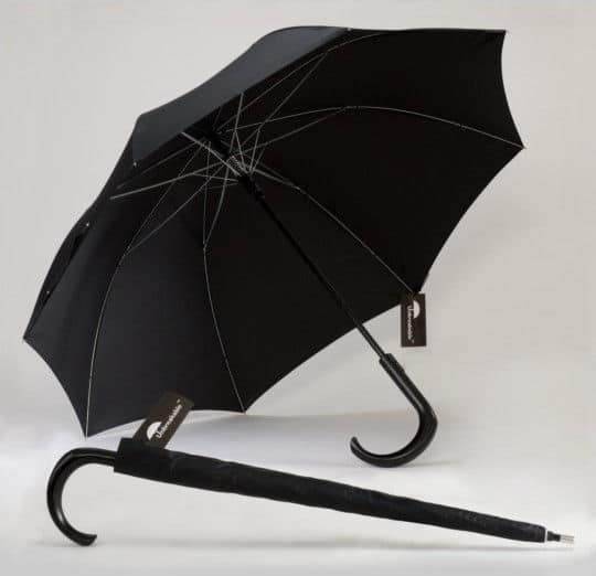 The Unbreakable Unbrella Being Displayed