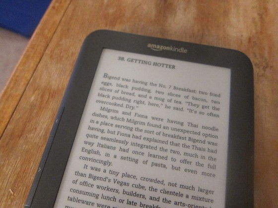 An Artsy MySpace Style Shot Of The Amazon Kindle