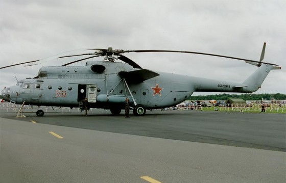 Russian Mil Mi-6 Huge Russian MI-6 Helicopter on the runway