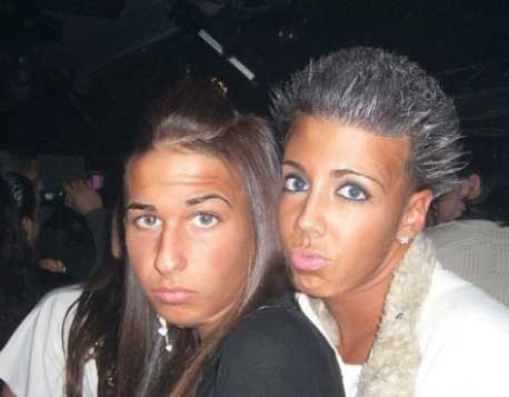 Gudio and Guidette with fake tans