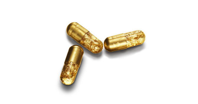 gold poop pills