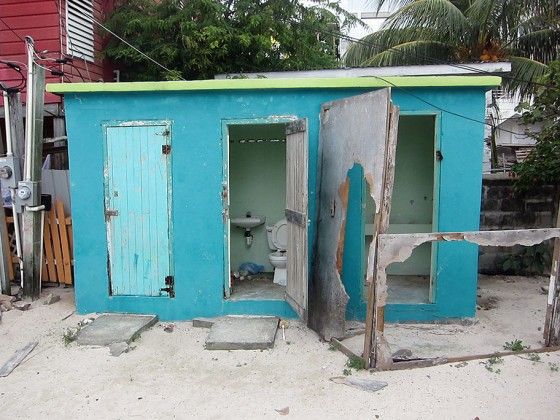 An Outhouse In Belize