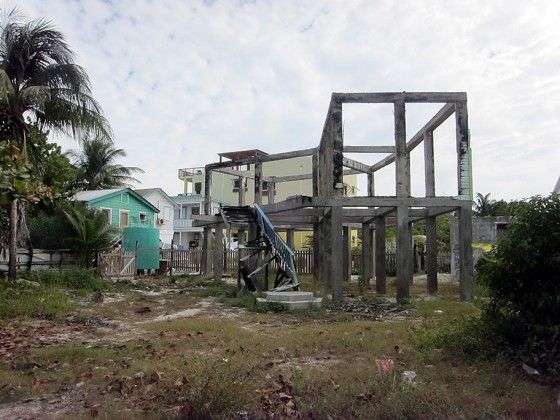 A Ruined Building In Belize