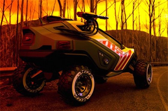 Concept Amatoya ATV for fighting fires