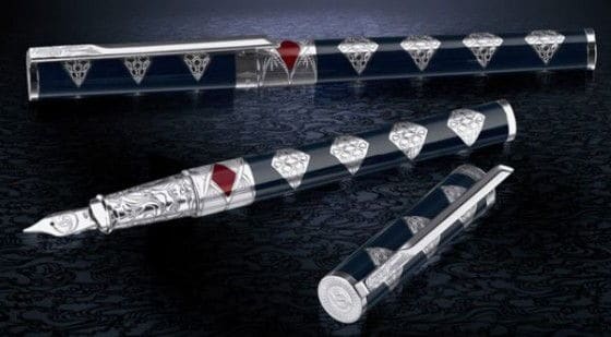 S.T-DuPont-Samurai-Prestige-Set-White-Gold