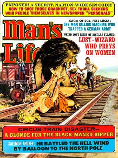 manslife65-01 man's life lion attacks woman on train tracks