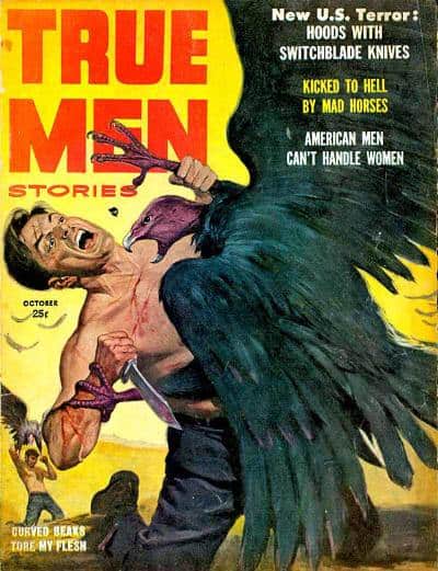 true men vulture attacks man