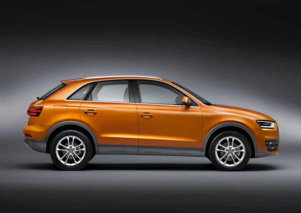 2012 Audi Q3 Crossover 14 Orange-2012-Audi-Q3-Side