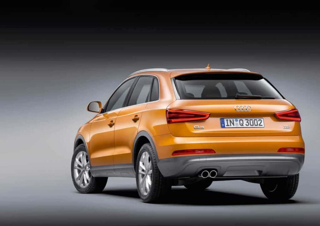 2012 Audi Q3 Crossover 13 Orange-2012-Audi-Q3-Rear