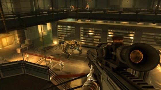 Deus Ex Human Revolution - Adam Jensen With Sniper Rifle