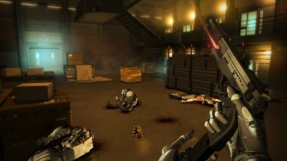 Deus Ex Human Revolution - Adam Jensen With Pistol