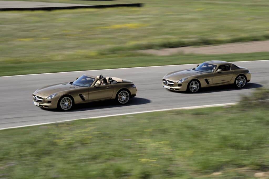 Mercedes-Benz-SLS-AMG-Roadster-Driving