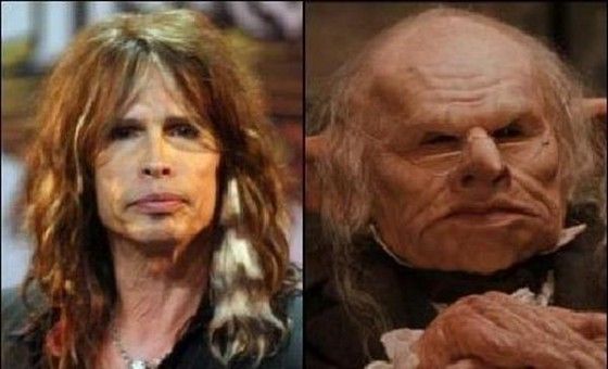 Creepy Aerosmith lookalike