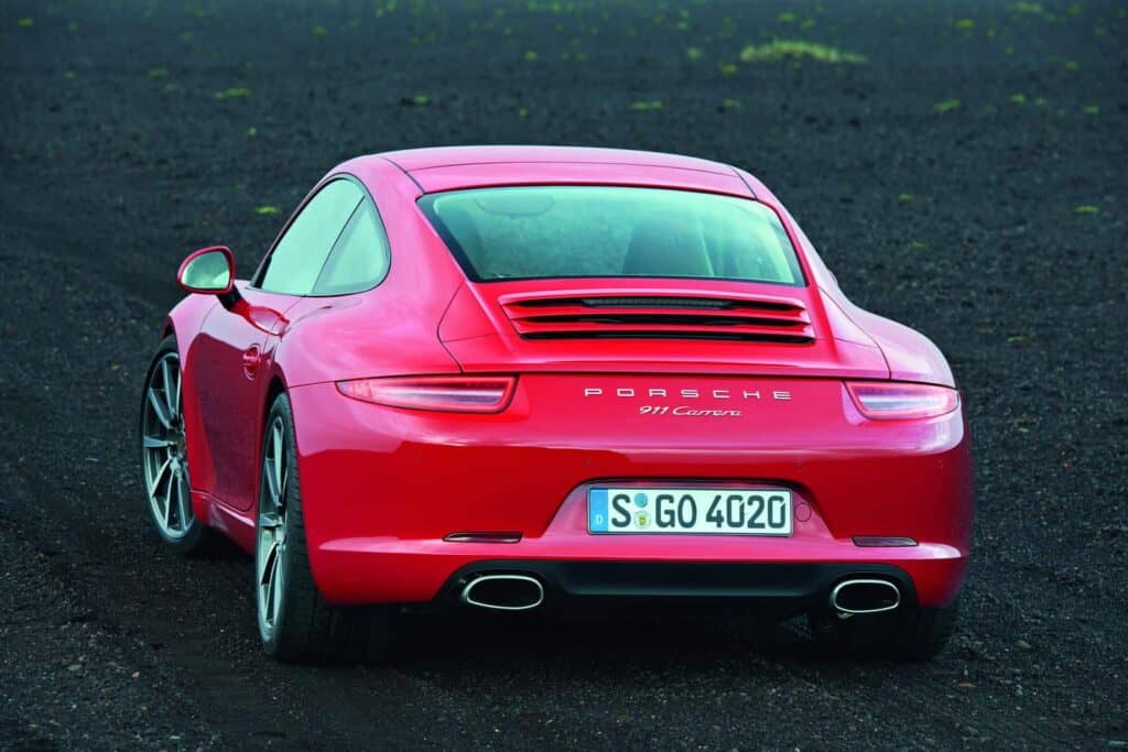 2012-Porsche-911-Carrera-991-Red-Back